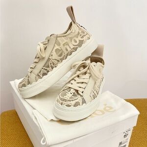 Chloe Logo Lace Low top sneaker